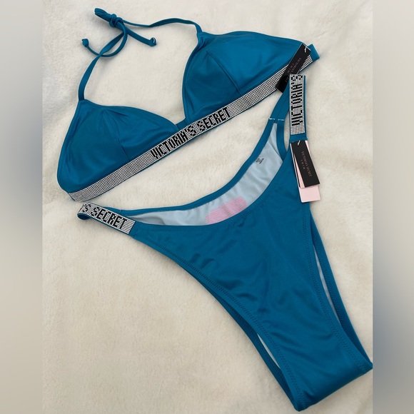 SOLD ❌NEW Victoria’s Secret Shine strap swim Bikini set - Picture 8 of 11
